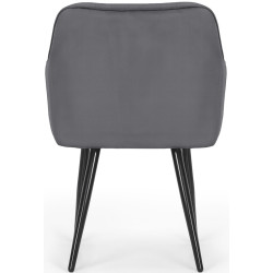 Set scaune Akord Florence 2pcs (Dark Graphite/Black) Thumb