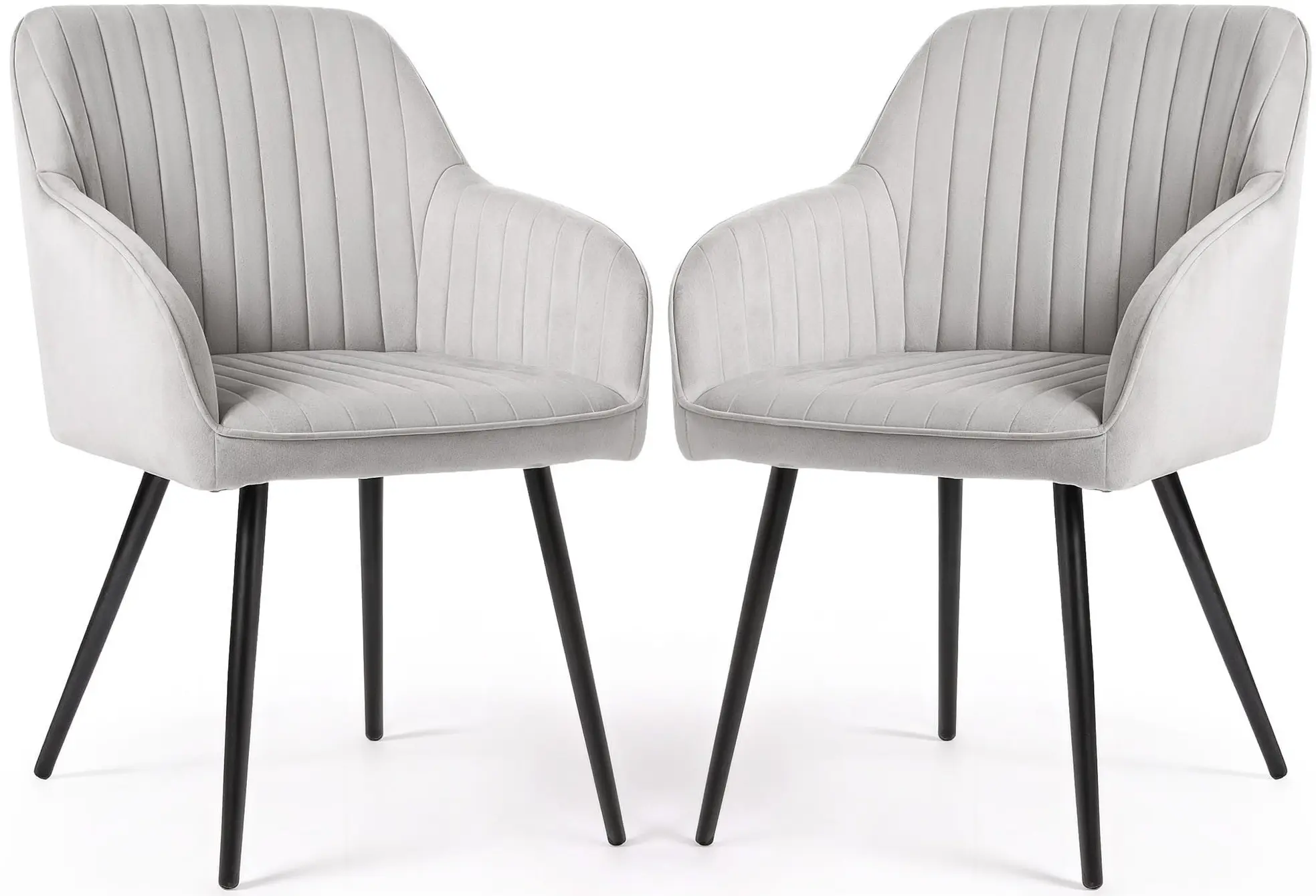 Набор стульев Akord Florence 2pcs (Grey/Black)