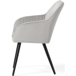 Набор стульев Akord Florence 2pcs (Grey/Black) Thumb