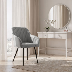 Набор стульев Akord Florence 2pcs (Grey/Black) Thumb