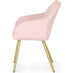 Set scaune Akord Florence 2pcs (Powder Pink/Gold) Thumb