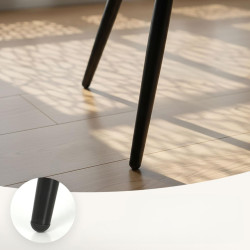 Набор стульев Akord Florence 4pcs (Beige/Black) Thumb