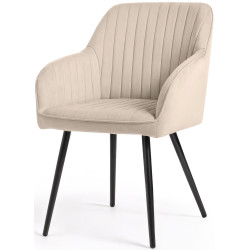 Set scaune Akord Florence 6pcs (Beige/Black) Thumb