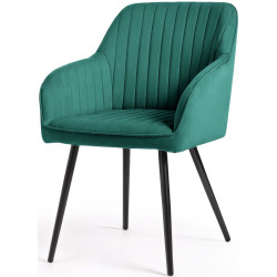 Набор стульев Akord Florence 6pcs (Bottle Green/Black) Thumb