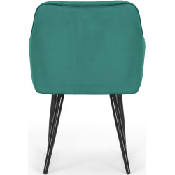 Набор стульев Akord Florence 6pcs (Bottle Green/Black) Thumb