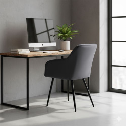 Set scaune Akord Florence 6pcs (Dark Graphite/Black) Thumb