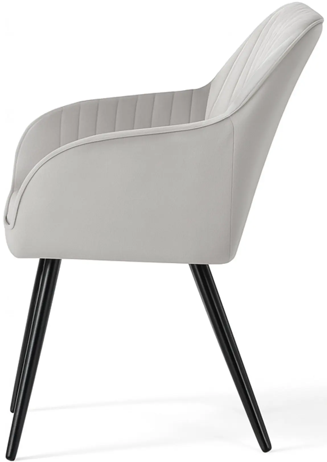 Набор стульев Akord Florence 6pcs (Grey/Black) - 4