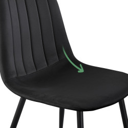 Набор стульев Akord Lumo 2pcs (Black) Thumb