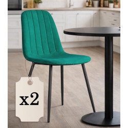 Набор стульев Akord Lumo 2pcs (Bottle Green)