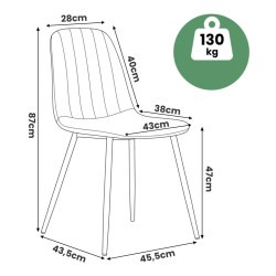 Набор стульев Akord Lumo 2pcs (Bottle Green) Thumb