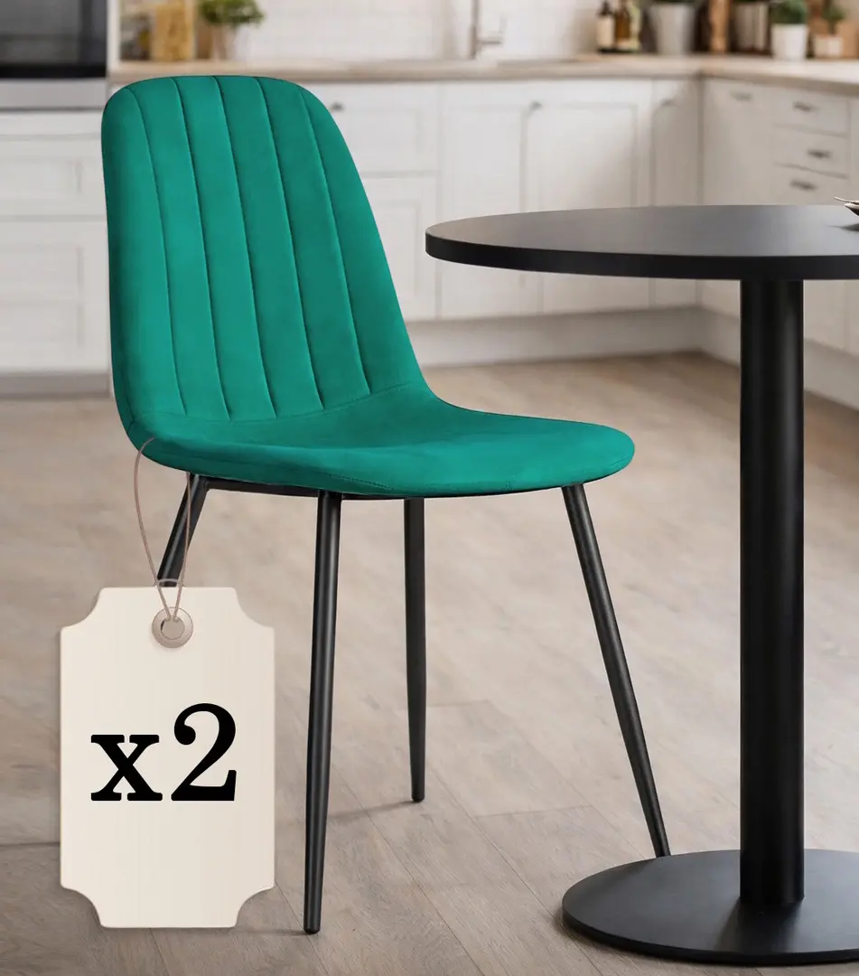 Набор стульев Akord Lumo 2pcs (Bottle Green)