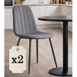 Набор стульев Akord Lumo 2pcs (Dark Graphite)