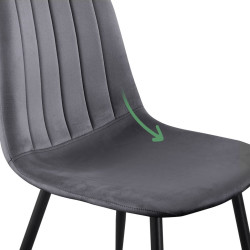 Набор стульев Akord Lumo 2pcs (Dark Graphite) Thumb
