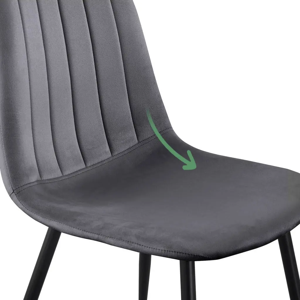 Набор стульев Akord Lumo 2pcs (Dark Graphite) - 6