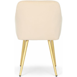 Набор стульев Akord Luxano 2pcs (Beige/Gold) Thumb