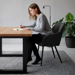 Набор стульев Akord Luxano 2pcs (Black) Thumb