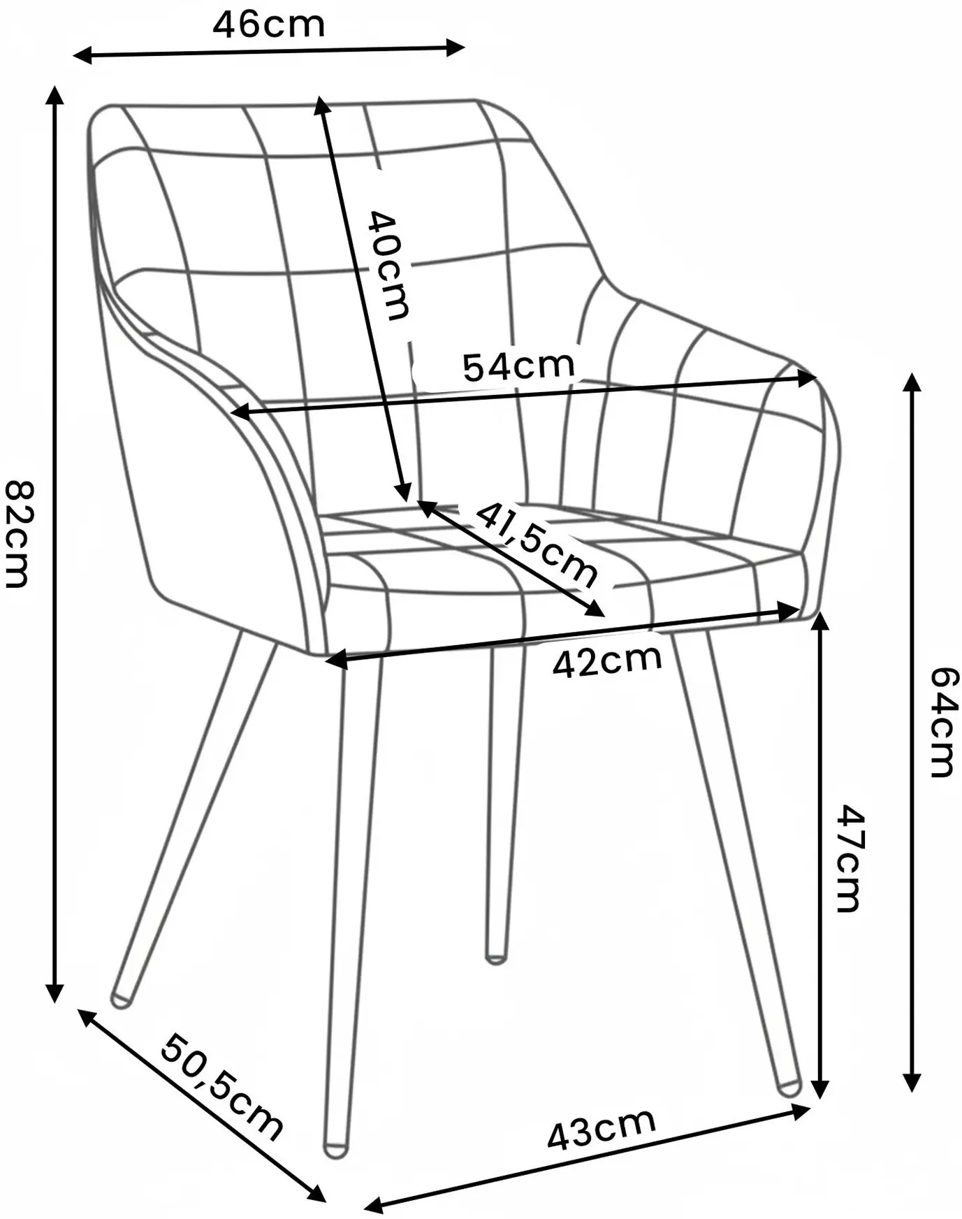Набор стульев Akord Luxano 2pcs (Bottle Green/Black) - 10