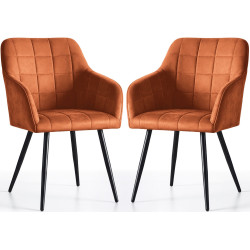 Set scaune Akord Luxano 2pcs (Copper/Black) Thumb