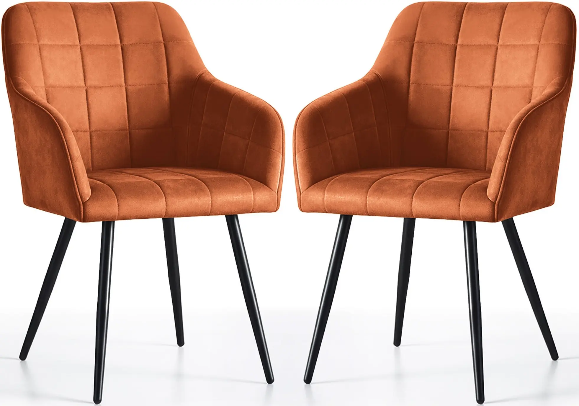 Set scaune Akord Luxano 2pcs (Copper/Black)