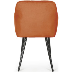 Set scaune Akord Luxano 2pcs (Copper/Black) Thumb