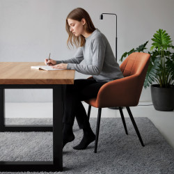 Set scaune Akord Luxano 2pcs (Copper/Black) Thumb