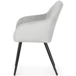 Набор стульев Akord Luxano 2pcs (Grey/Black) Thumb