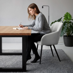 Набор стульев Akord Luxano 2pcs (Grey/Black) Thumb