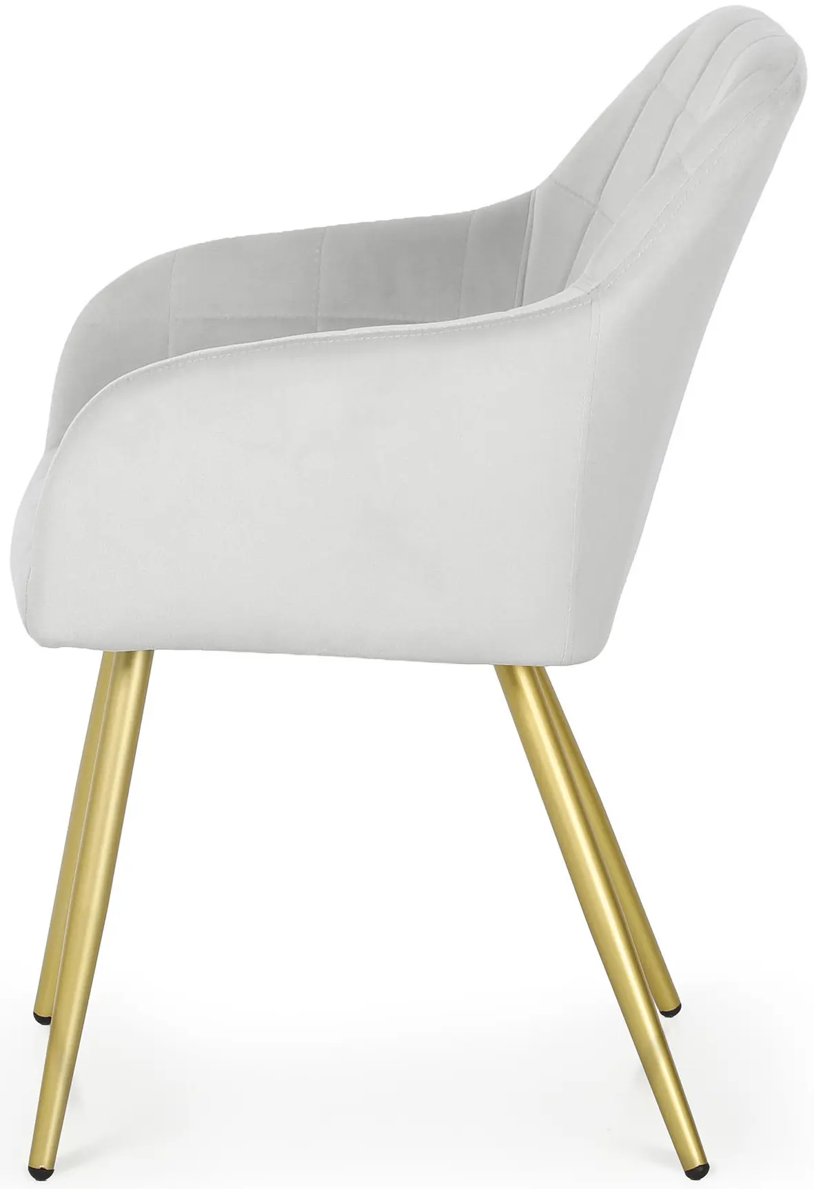 Набор стульев Akord Luxano 2pcs (Grey/Gold) - 4