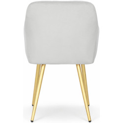 Набор стульев Akord Luxano 2pcs (Grey/Gold) Thumb