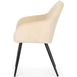 Набор стульев Akord Luxano 4pcs (Beige/Black) Thumb