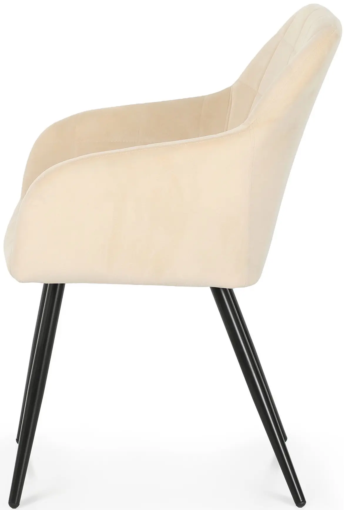 Набор стульев Akord Luxano 4pcs (Beige/Black) - 4