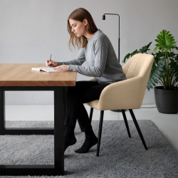 Набор стульев Akord Luxano 4pcs (Beige/Black) Thumb