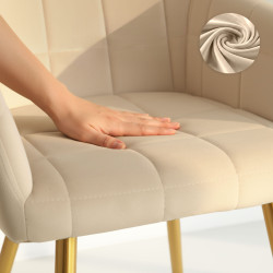 Набор стульев Akord Luxano 4pcs (Beige/Gold) Thumb