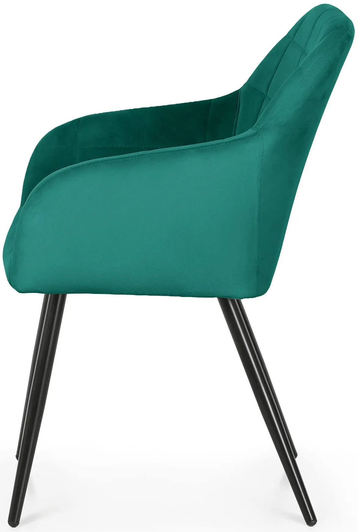 Набор стульев Akord Luxano 4pcs (Bottle Green/Black) - 4