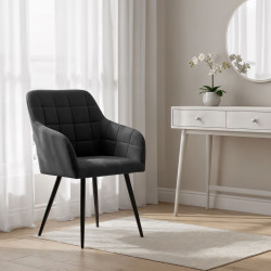 Набор стульев Akord Luxano 6pcs (Black) Thumb