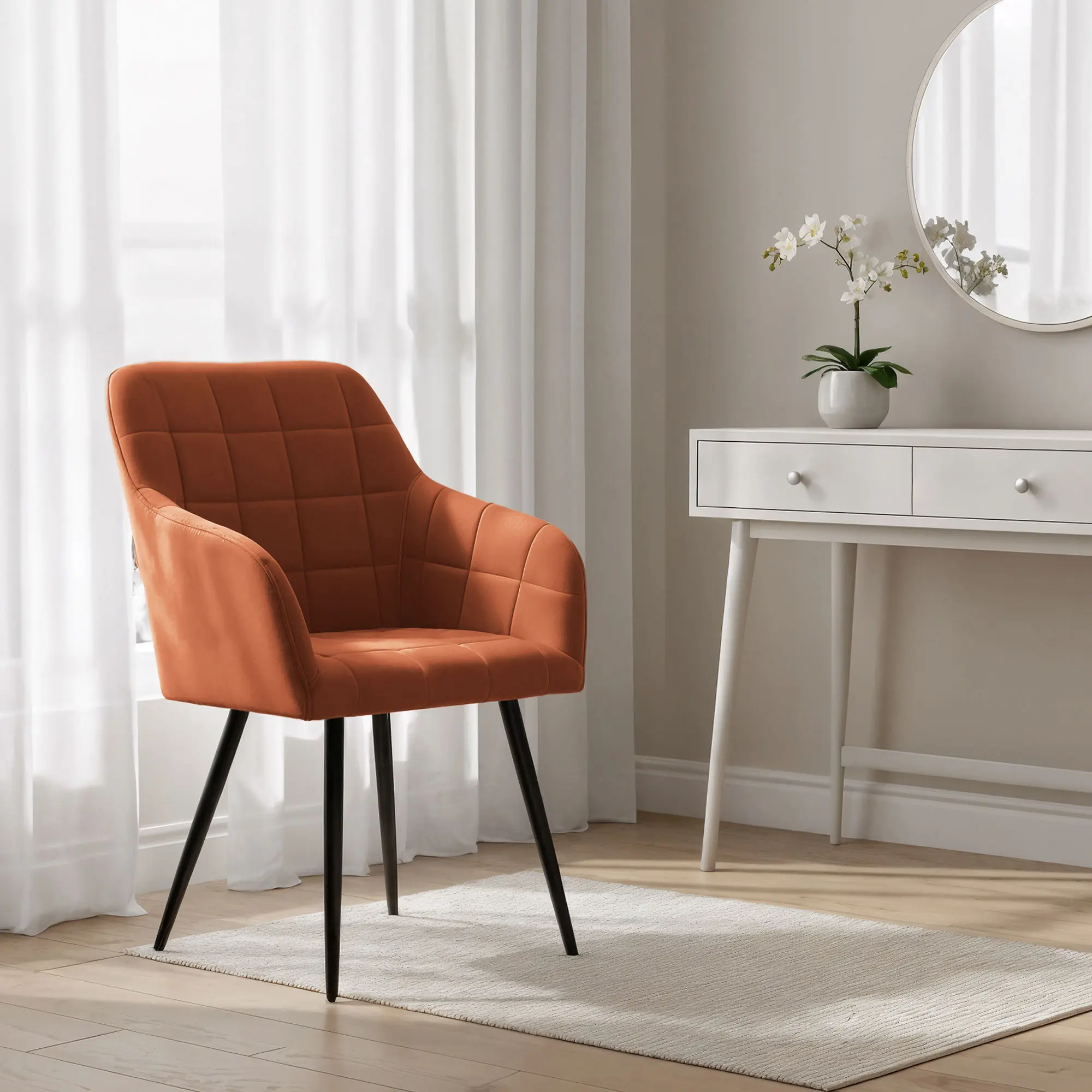 Набор стульев Akord Luxano 6pcs (Copper/Black)