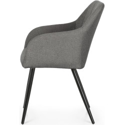 Set scaune Akord Luxano Lumos 6pcs (Dark Graphite/Black) Thumb