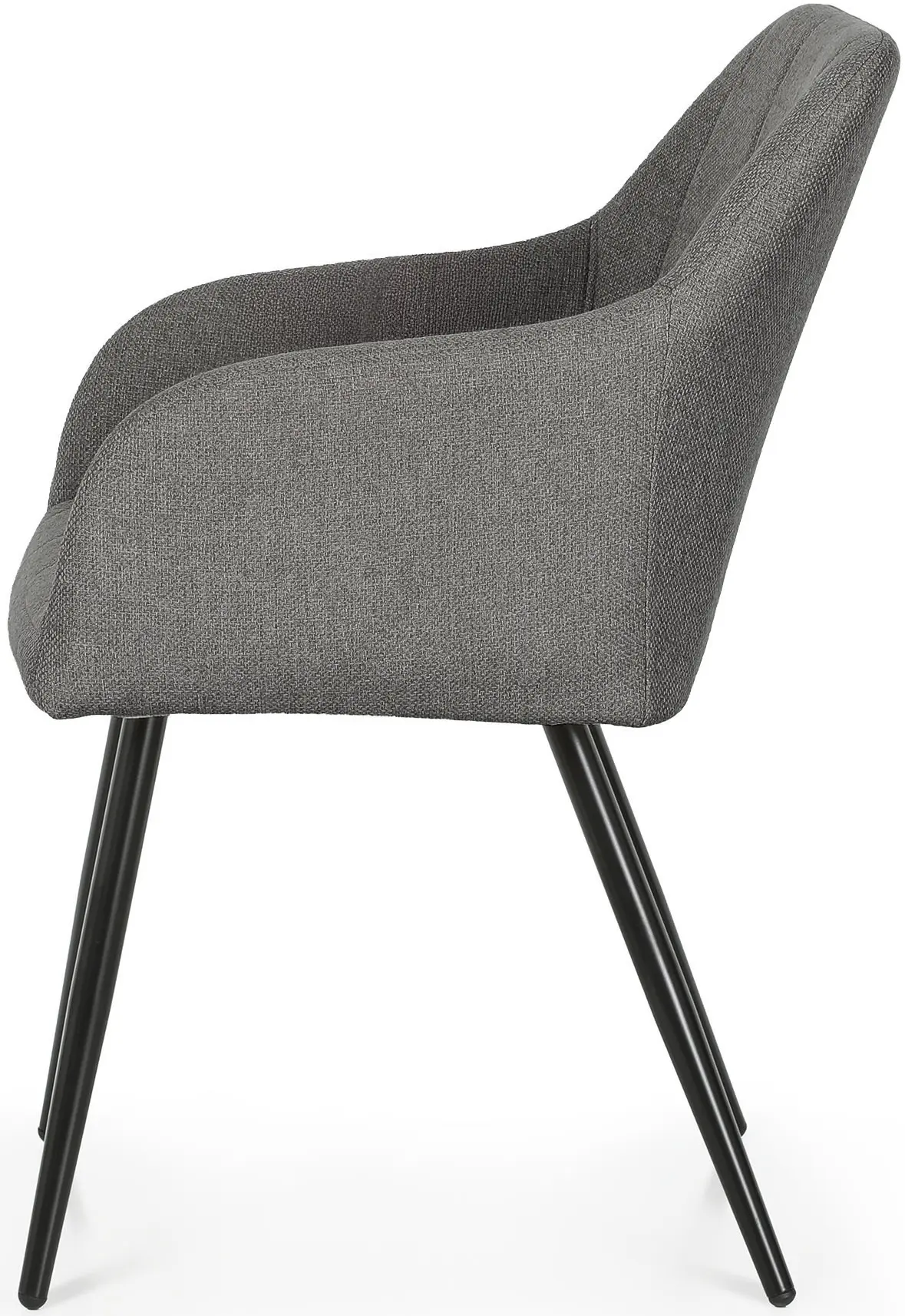 Set scaune Akord Luxano Lumos 6pcs (Dark Graphite/Black)