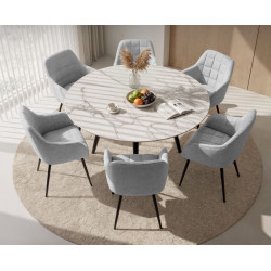 Set scaune Akord Luxano Lumos 6pcs (Grey/Black) Thumb