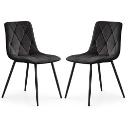 Набор стульев Akord Milo 2pcs (Black) Thumb