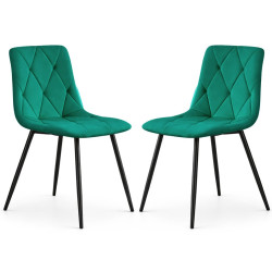 Набор стульев Akord Milo 2pcs (Bottle Green) Thumb
