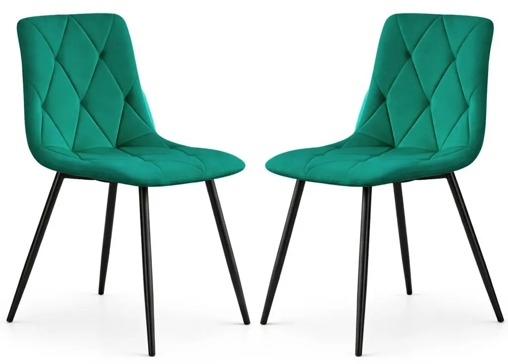 Набор стульев Akord Milo 2pcs (Bottle Green) - 2