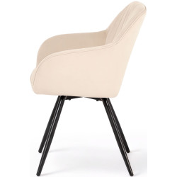 Набор стульев Akord Turno 2pcs (Beige/Black) Thumb