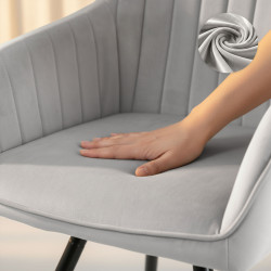 Набор стульев Akord Turno 2pcs (Grey/Black) Thumb