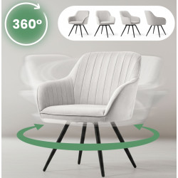 Набор стульев Akord Turno 2pcs (Grey/Black) Thumb