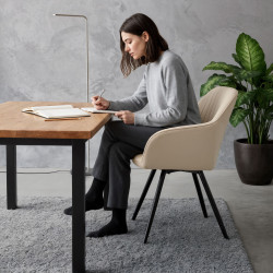 Набор стульев Akord Turno 4pcs (Beige/Black) Thumb