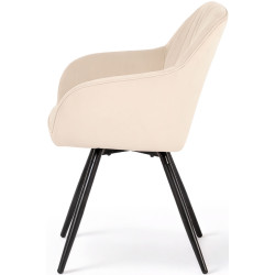 Набор стульев Akord Turno 4pcs (Beige/Black) Thumb