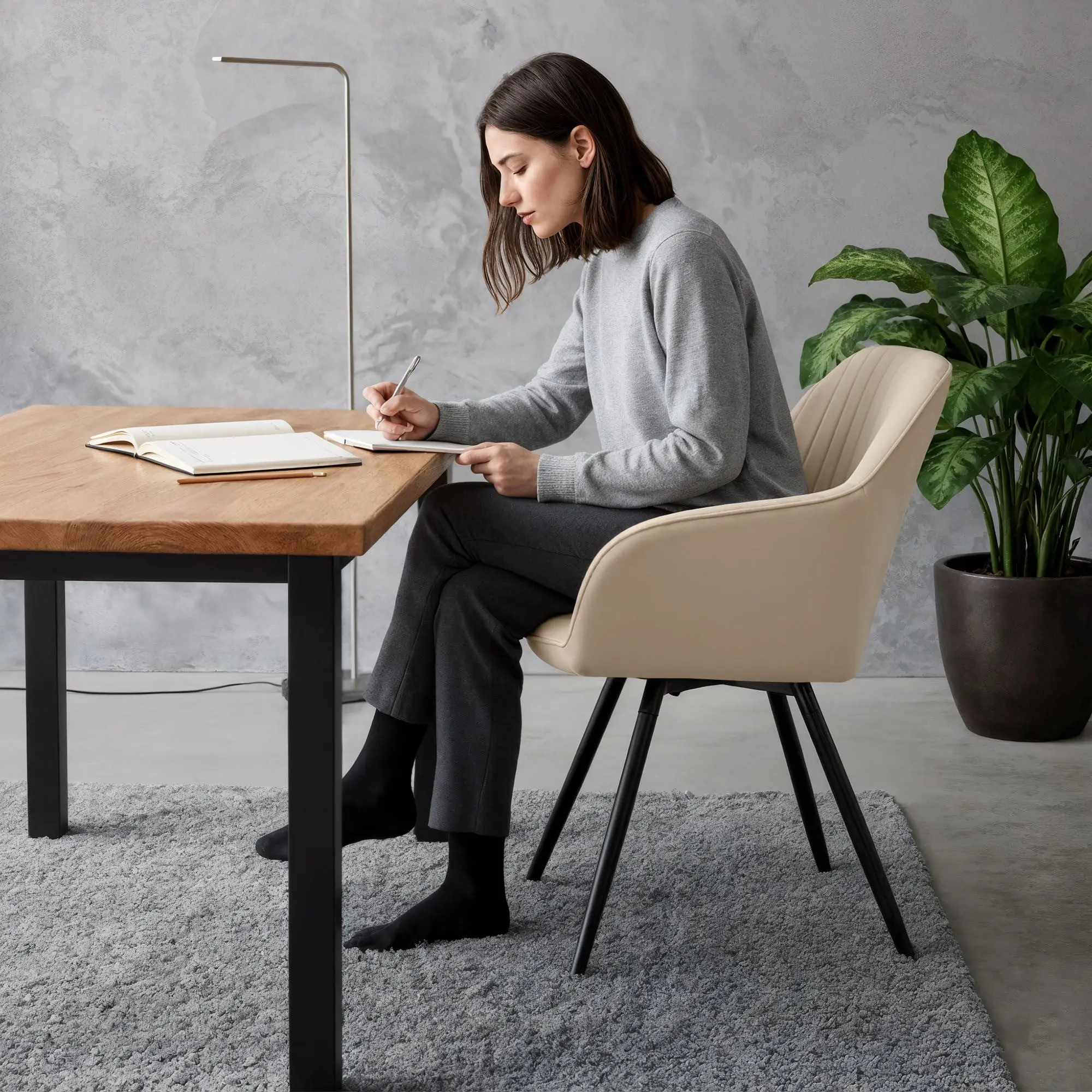 Набор стульев Akord Turno 6pcs (Beige/Black) - 11