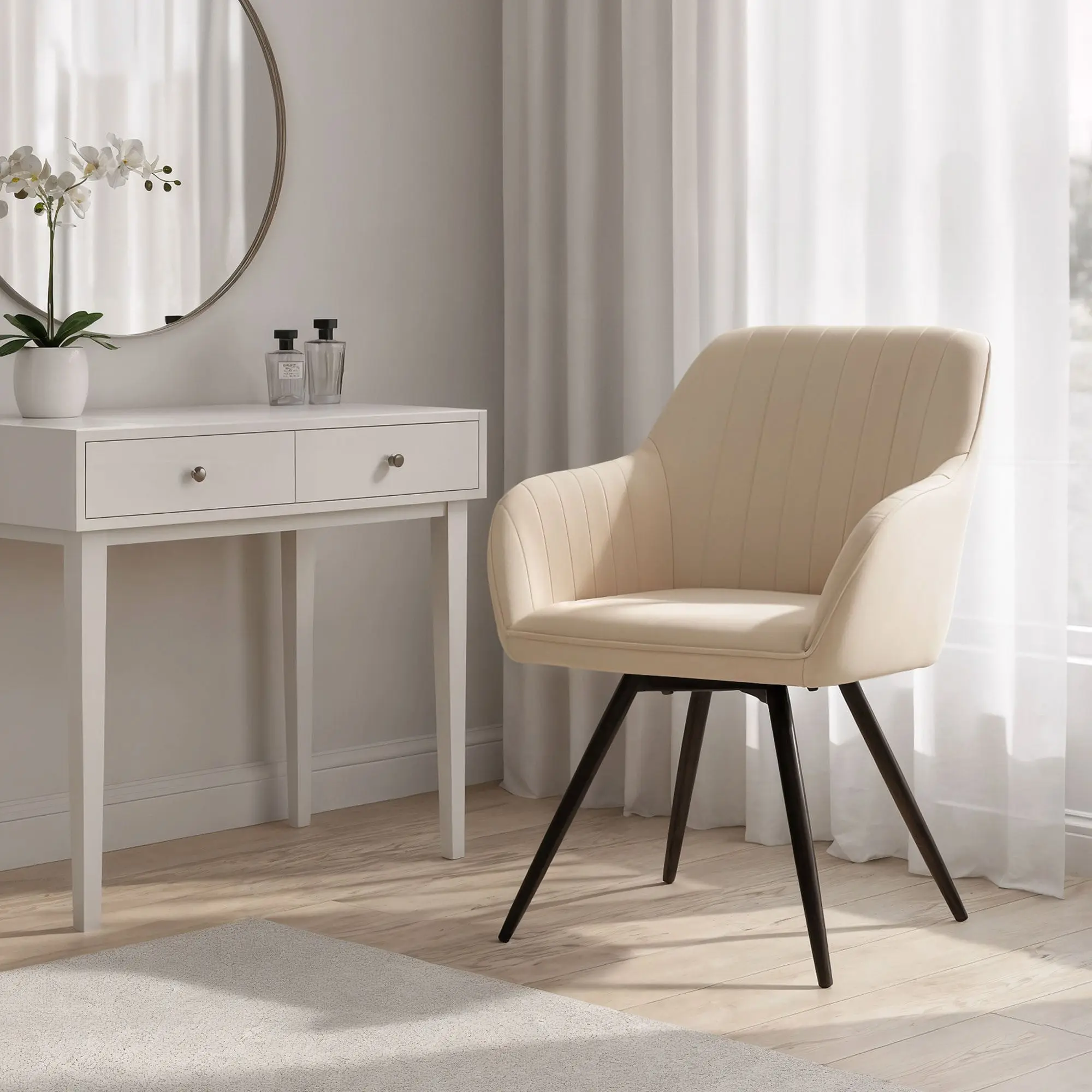 Набор стульев Akord Turno 6pcs (Beige/Black) - 9