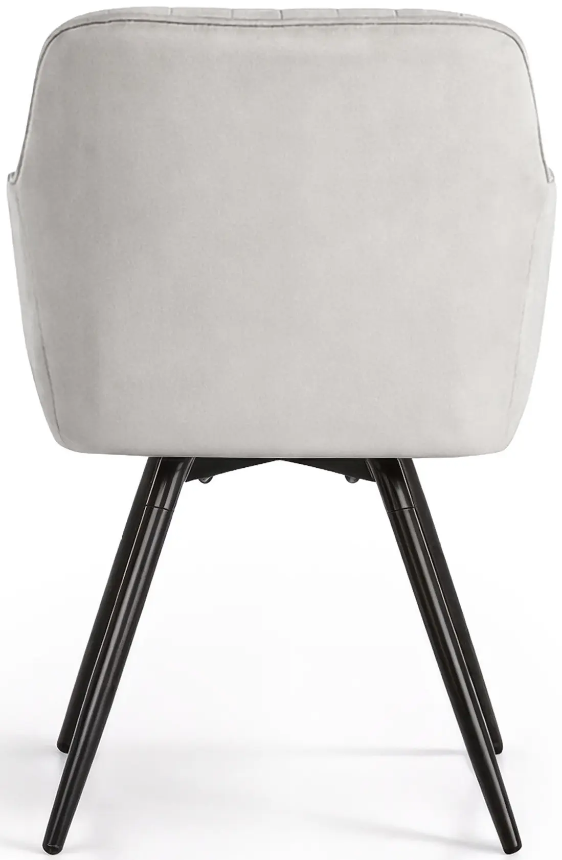 Set scaune Akord Turno 6pcs (Grey/Black)